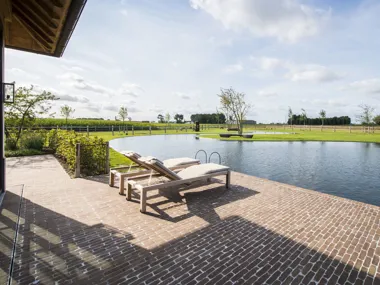 Jardin alliant l’utile à l’agréable au milieu des polders