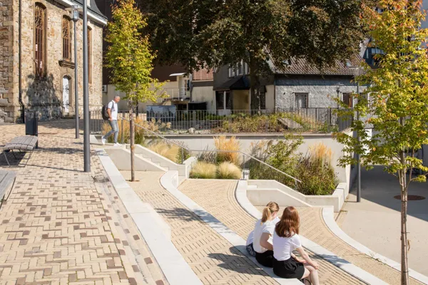 Revitalisation de la place d'Offers à Velbert, Allemagne